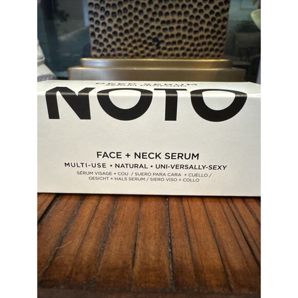 NIB! NOTO Deep Serum Face + Neck Serum 1 oz. 30 mL Natural Multi Use Full Size - Picture 3 of 4